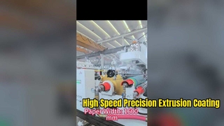 紙押出コーティング機が400m/minの速度に挑戦